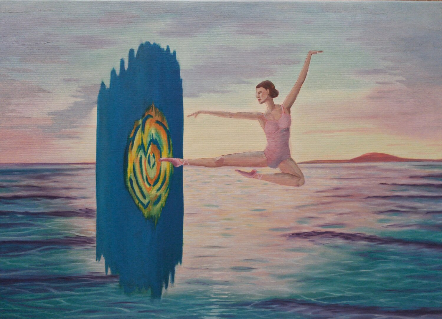 Dimensional Leap Anita Sza Bo Original painting for sale