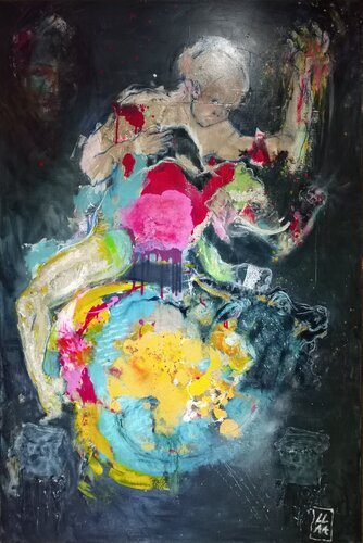 Cosmogonie by Adélaïde Andreu Leferme, Painting for Sale on Singulart