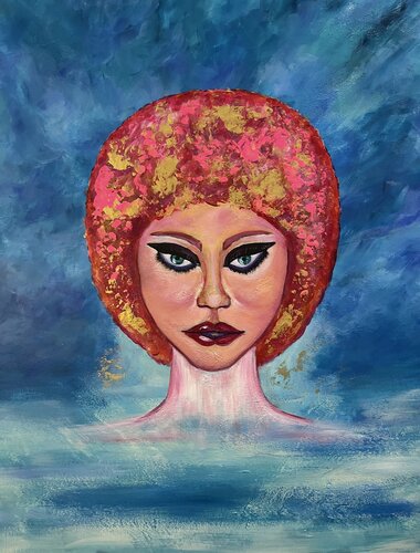 AGUA van Alice SunRosé Art, Schilderij te koop op Singulart