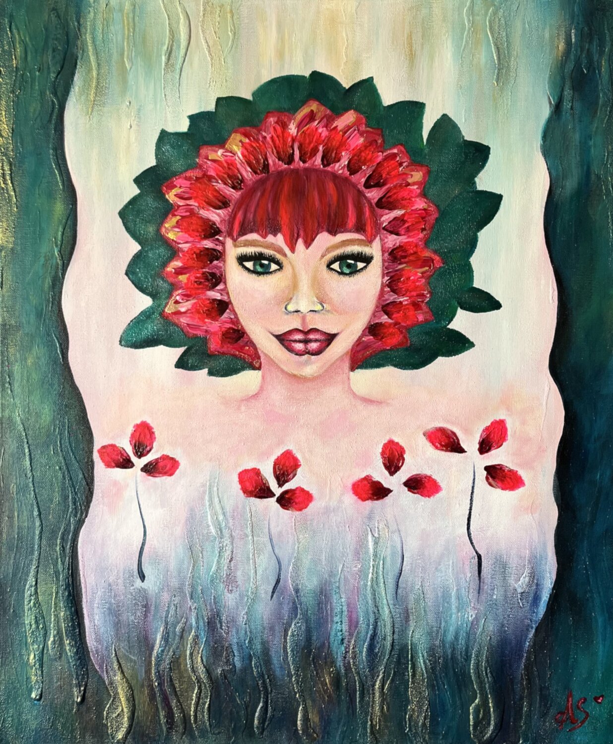 AMOR Alice SunRosé Art Peinture originale à vendre