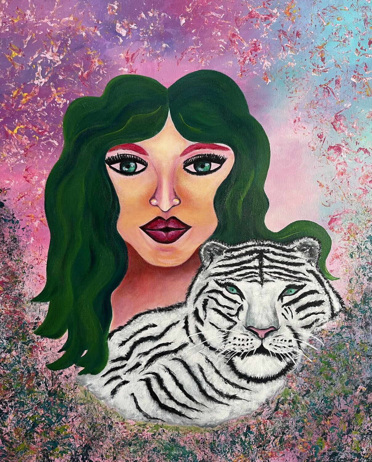 ESMERALDA Alice SunRosé Art Pintura original en venta