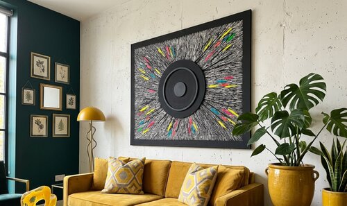 Fond Sonore by Wendie de Kandiss, Painting for Sale on Singulart