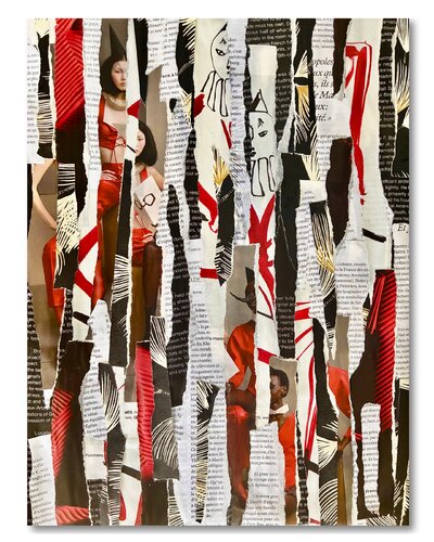 Black Exit - N°1 par Wendie de Kandiss, Autres supports en vente sur Singulart