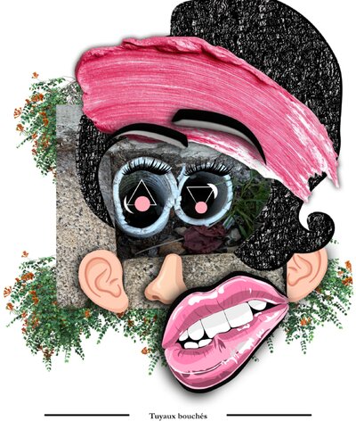 Tuyaux bouchés di Wendie de Kandiss, Digitale in vendita su Singulart