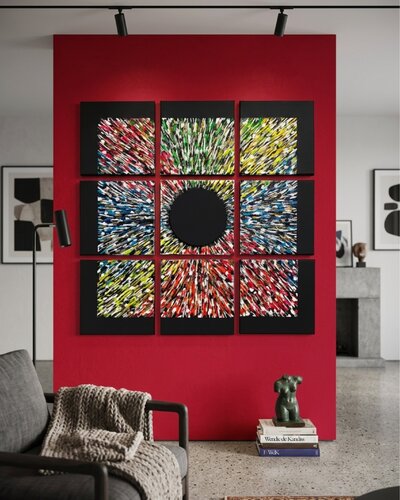 🔴 𝐑𝐮𝐛𝐢𝐤'𝐬 𝐕𝐢𝐞 by Wendie de Kandiss, Sculpture for Sale on Singulart