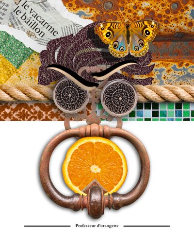 🟢 𝐁𝐚𝐳-𝐀𝐫𝐭 ! - Professeur d’orangette by Wendie de Kandiss, Digital for Sale on Singulart