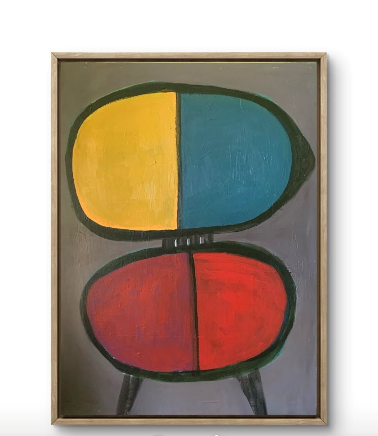 La chaise Claude De Stefano Originalgemälde zu verkaufen