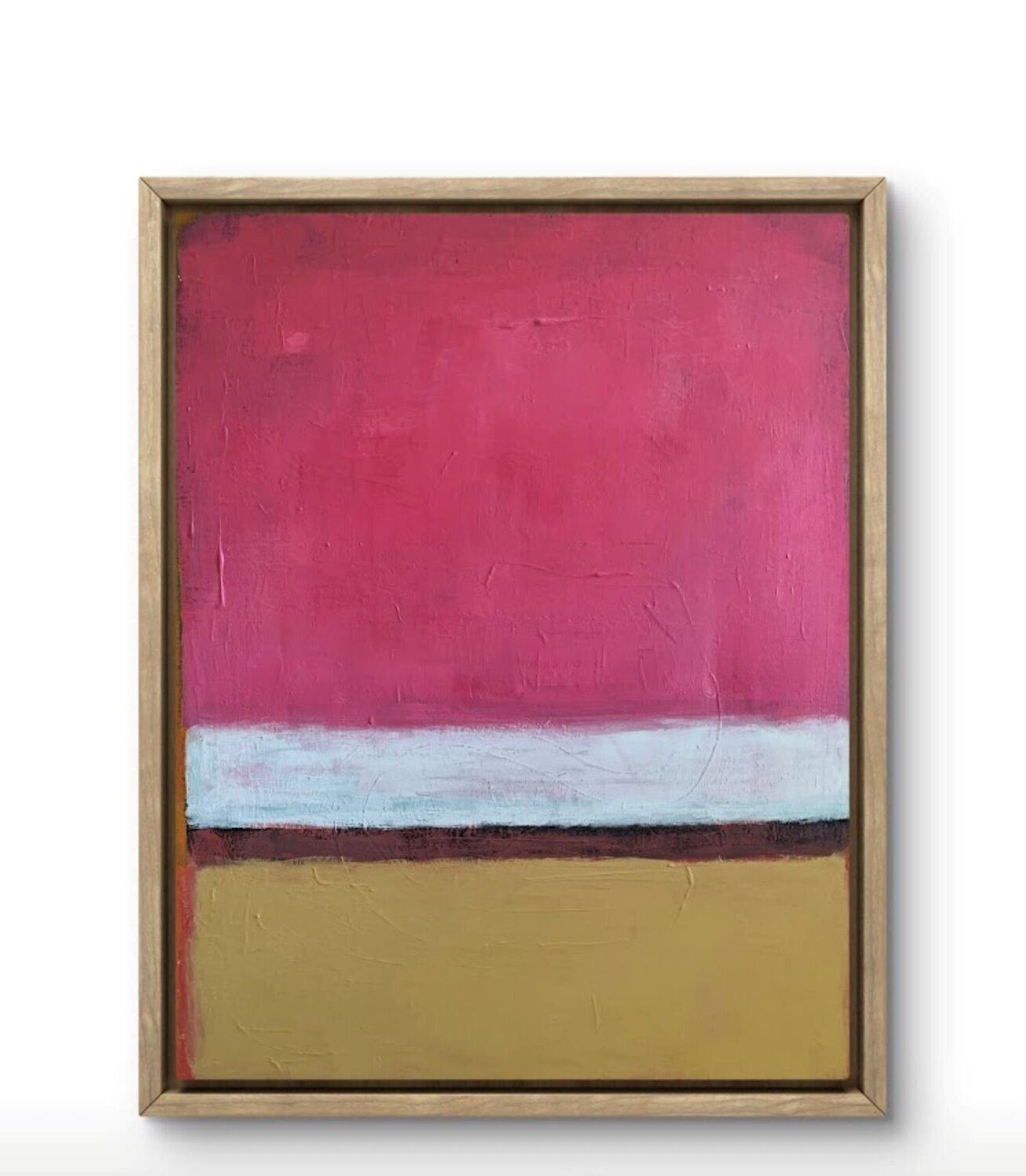 Rose bonbon Claude De Stefano Original painting for sale