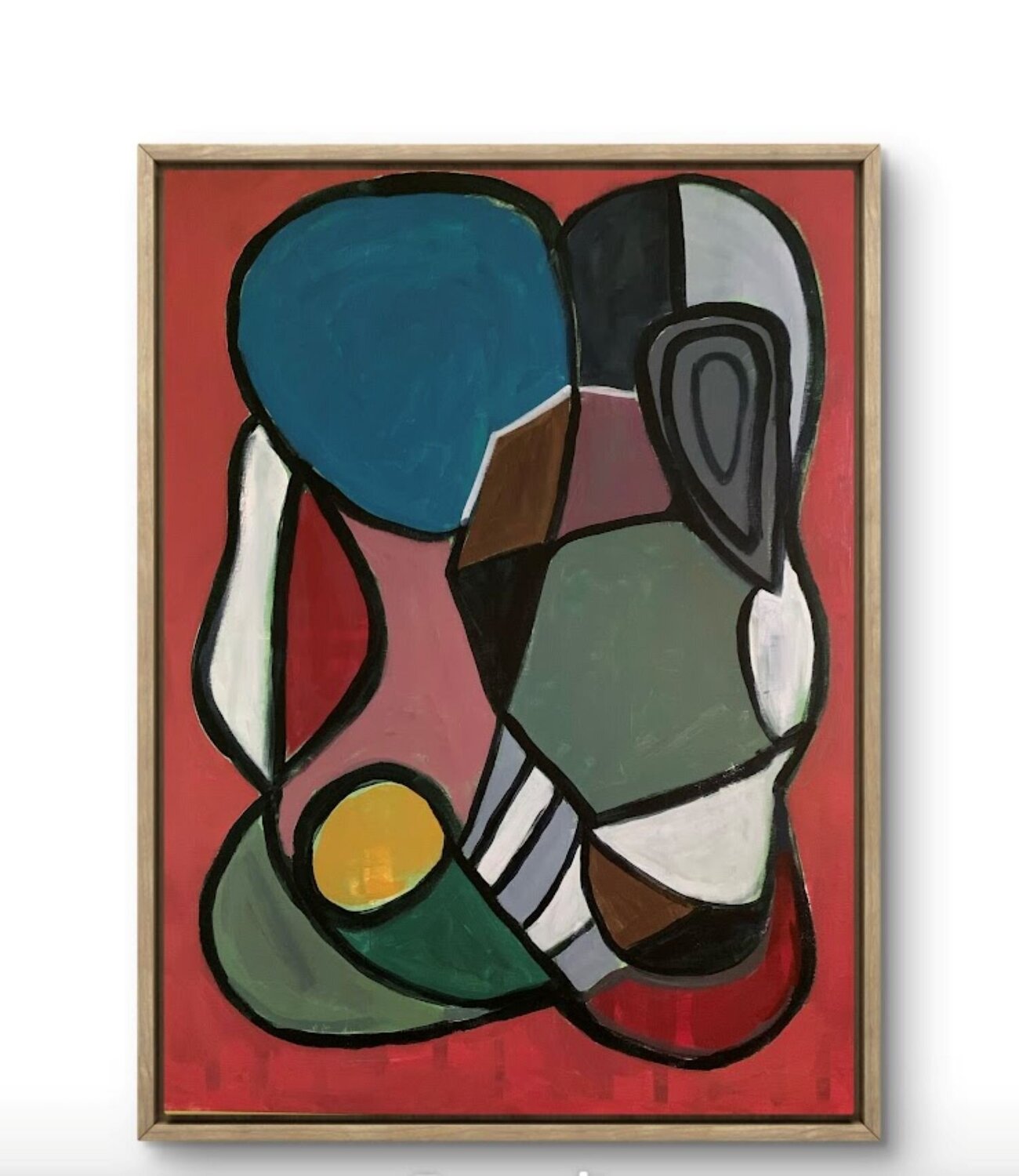 Tête à tête Claude De Stefano Original painting for sale