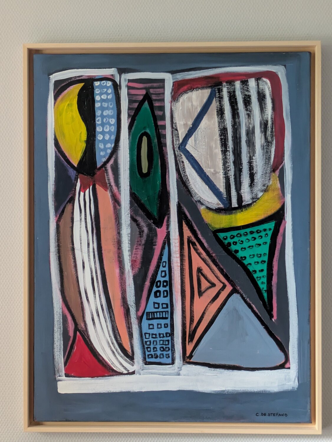 Triptyque Claude De Stefano Origineel schilderij te koop