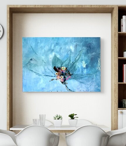 Blooming Serenity de Nikoletta Abbasi Katona, Pintura a la venta en Singulart