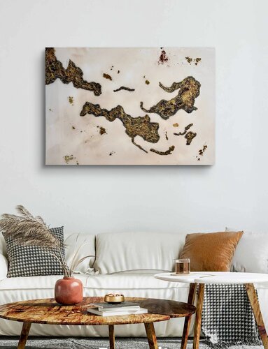 Continental Drift de Nikoletta Abbasi Katona, Pintura a la venta en Singulart