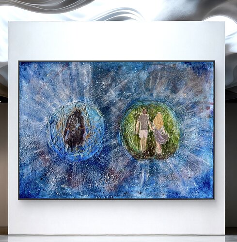 Love story by Nikoletta Abbasi Katona, 絵画 for Sale on Singulart