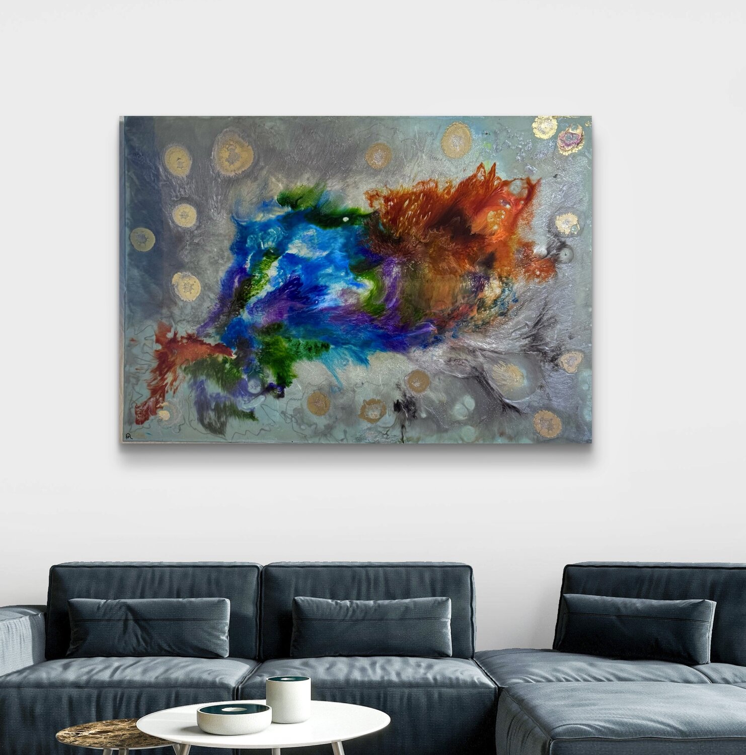 Color Cascade Nikoletta Abbasi Katona Pintura original en venta