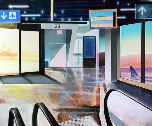 Fire ( Bay) par Rudi Cotroneo, Peinture en vente sur Singulart