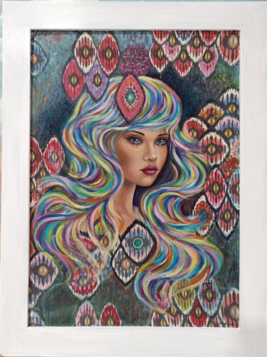 Perdida en el laberinto by Megon Art, Painting for Sale on Singulart