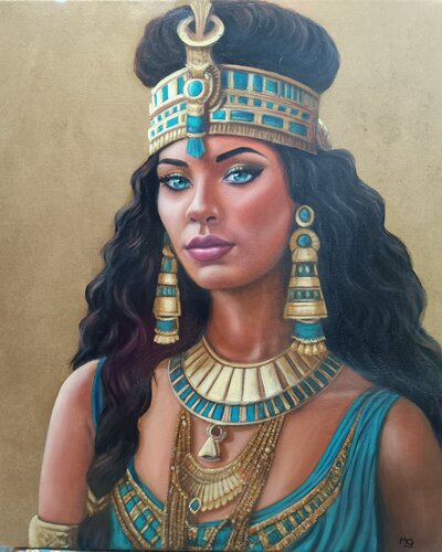 Reina del Nilo by Megon Art, Painting for Sale on Singulart