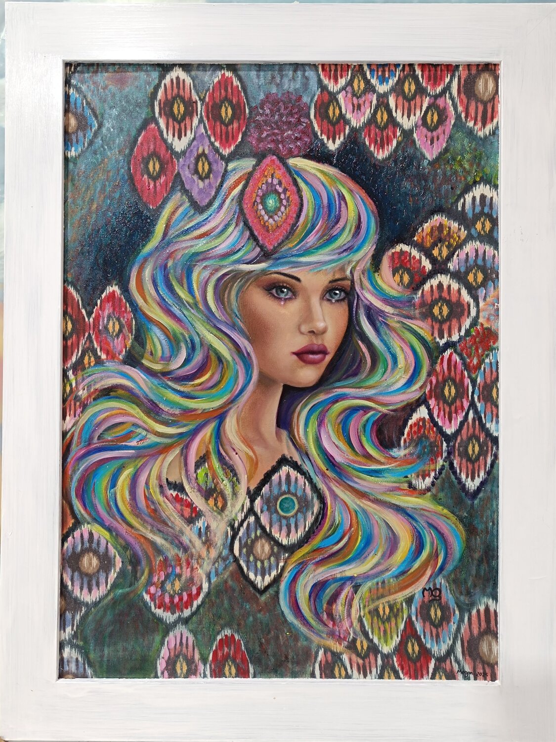 Perdida en el laberinto Megon Art Pintura original en venta