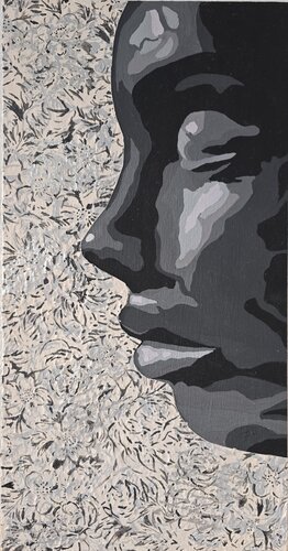 „Silberne Träume“ aus der Serie „Träume“ par Natalia Braun, Peinture en vente sur Singulart