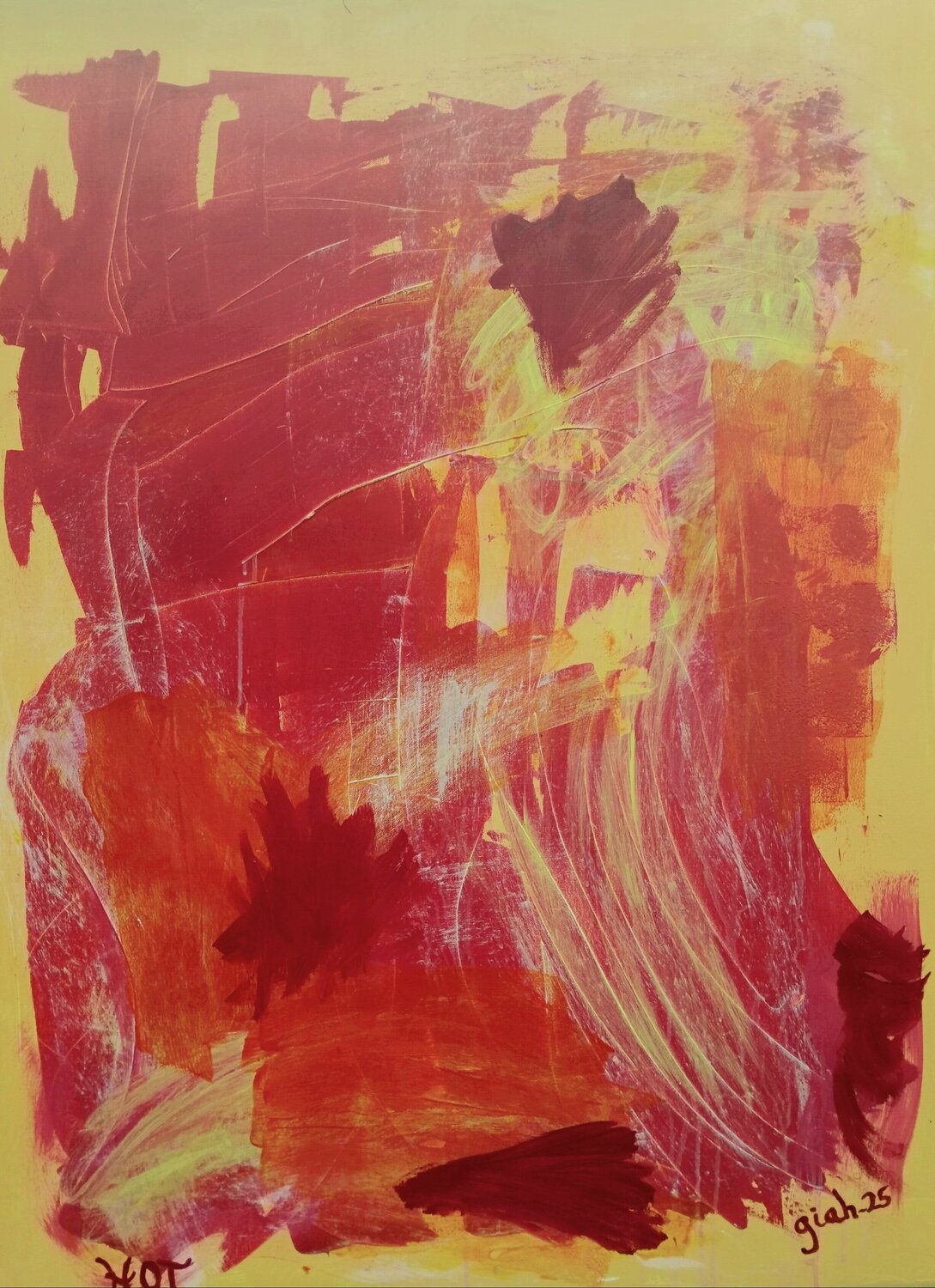 HOT Hanne Giacobbe Helleberg Origineel schilderij te koop