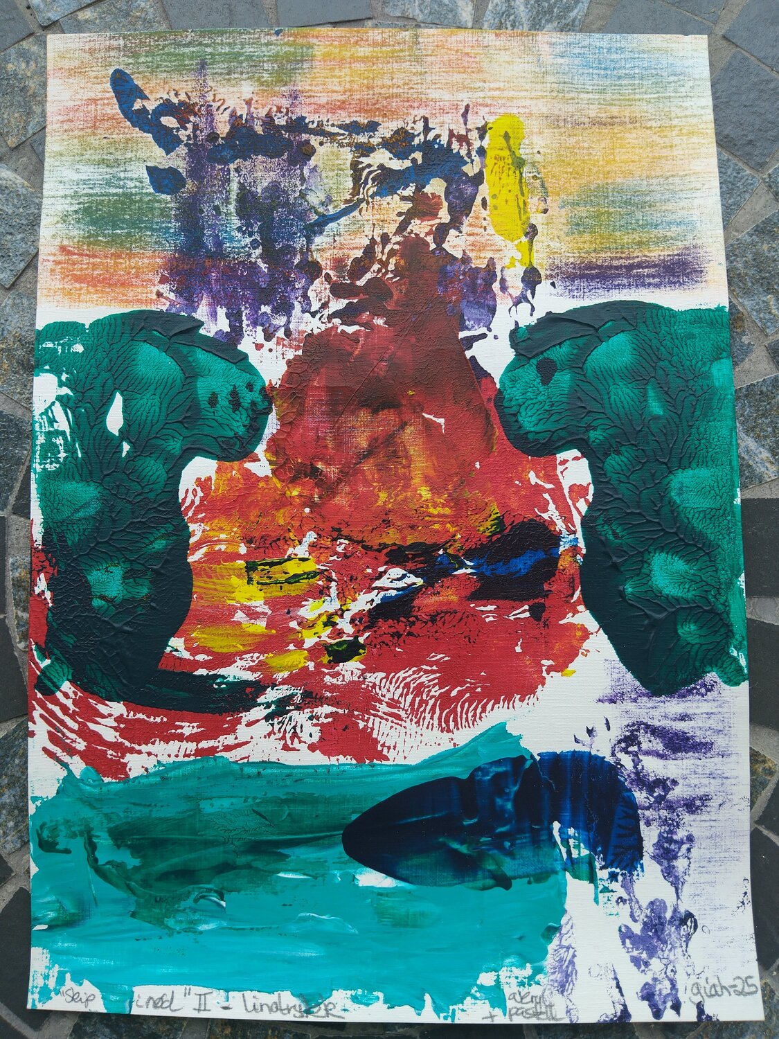 Ship in need II Hanne Giacobbe Helleberg Obra en papel en venta