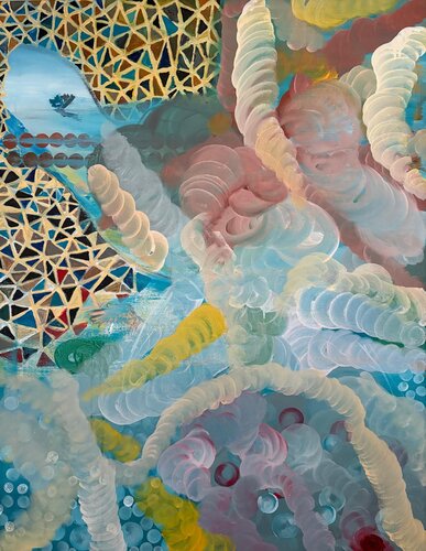 Tsunami de Lyne de Vee, Pintura a la venta en Singulart