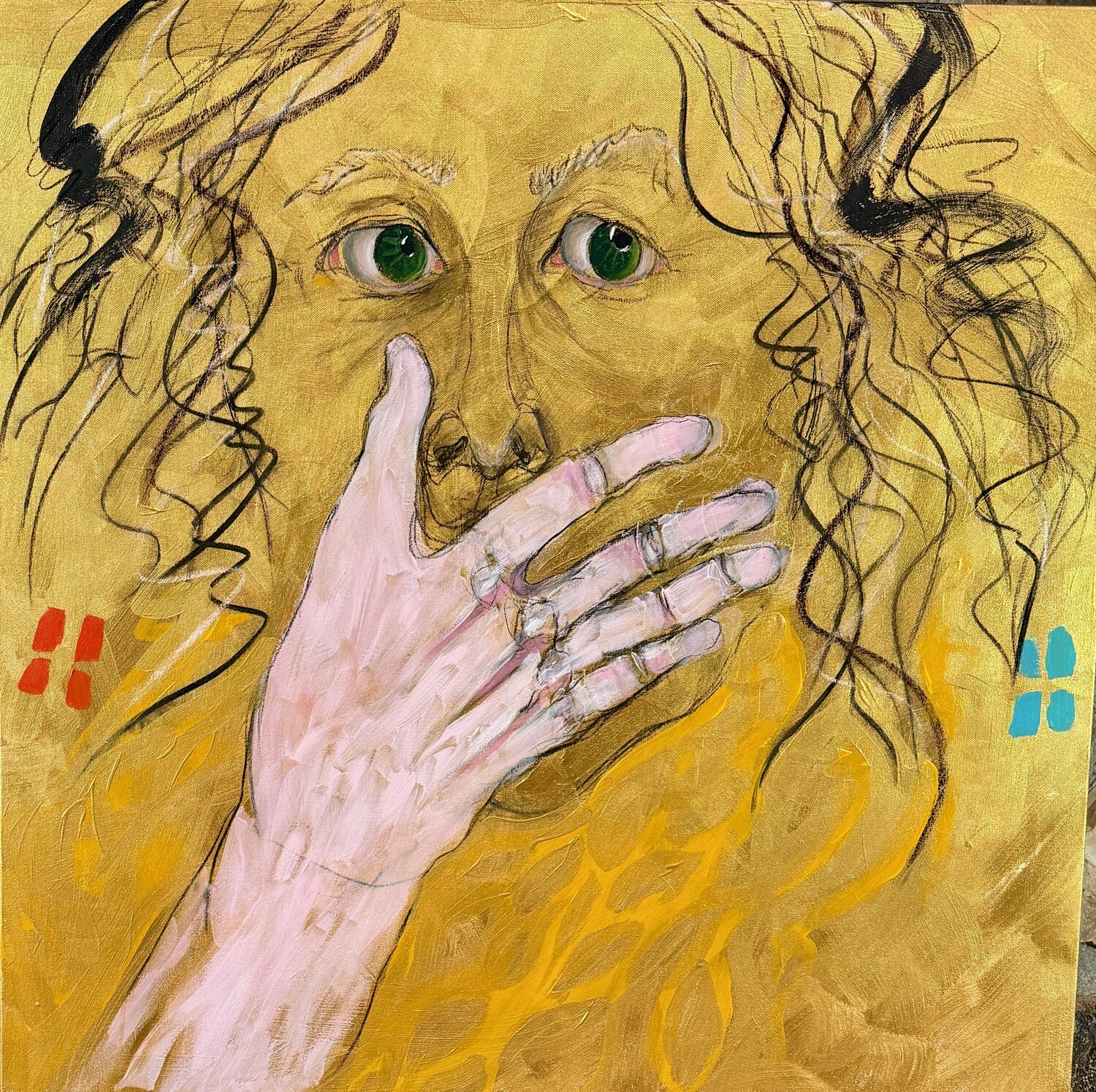 Speachless Bett Thomas Original painting for sale
