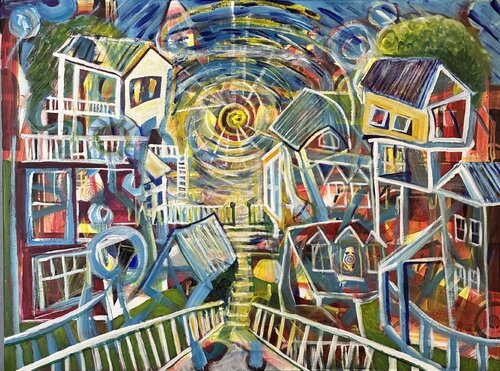 Watch Your Step by JONATHAN SUMMIT, Painting for Sale on Singulart