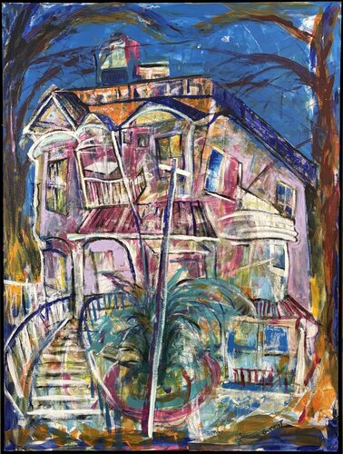 Pink Lady di JONATHAN SUMMIT, Pittura in vendita su Singulart