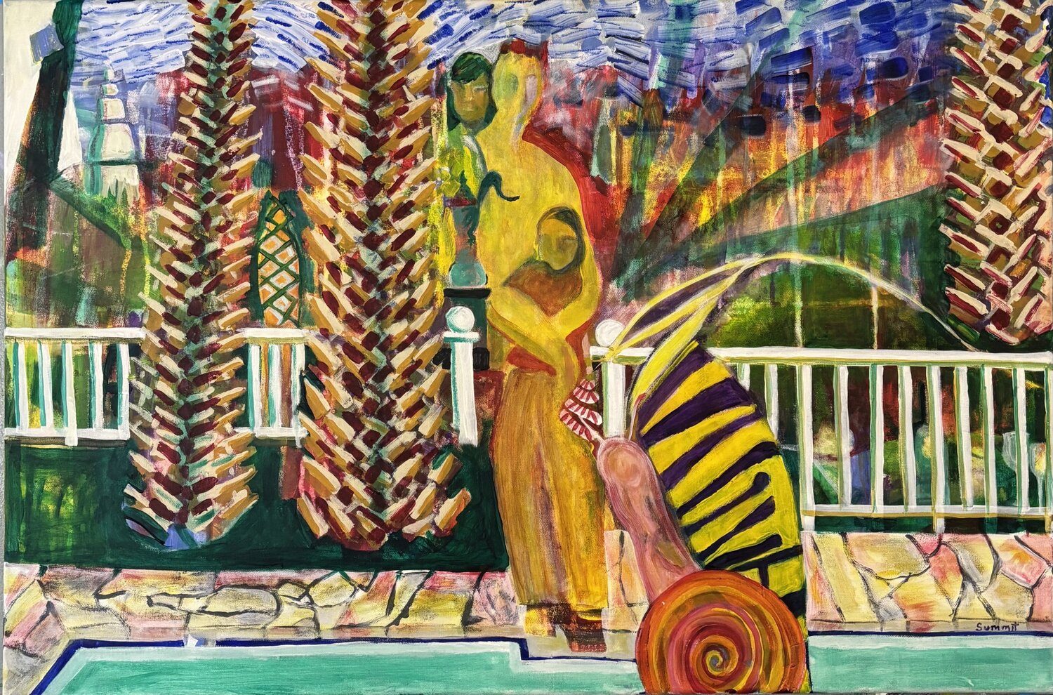 A Snails Pace JONATHAN SUMMIT Pintura original en venta