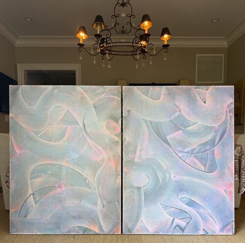 Departures 1 & 2 par Christina Lynch-Burgdorf, Peinture en vente sur Singulart