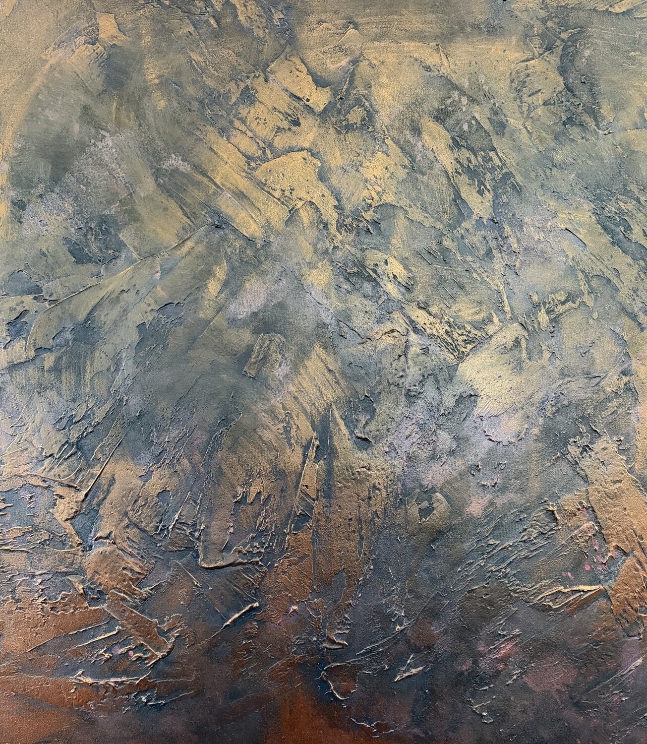 “Quiet Alloy” Christina Lynch-Burgdorf Originalgemälde zu verkaufen