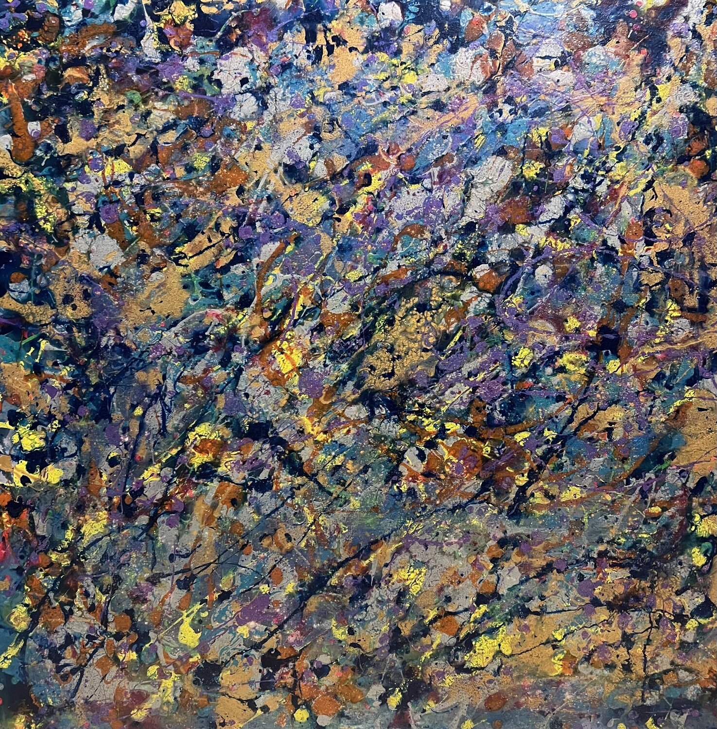 “Color Riot” Christina Lynch-Burgdorf Dipinto originale in vendita