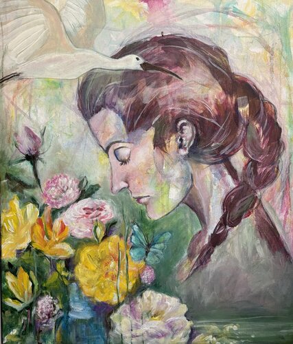 Custode del Silenzio by Anna Antonini, 絵画 for Sale on Singulart