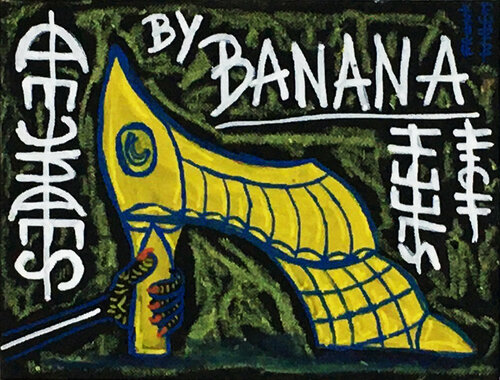 BANANA HIGH HEELS di Frank Willems, Pittura in vendita su Singulart