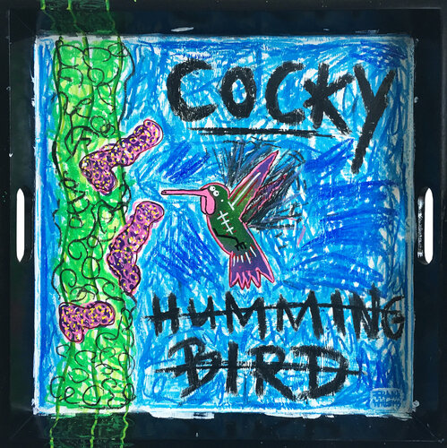 COCKY HUMMINGBIRD von Frank Willems, Malerei kaufen auf Singulart