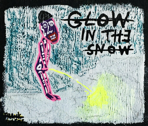 GLOW IN THE SNOW van Frank Willems, Schilderij te koop op Singulart