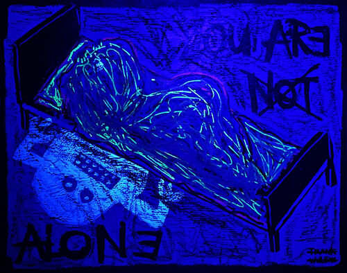 YOU ARE NOT ALONE von Frank Willems, Malerei kaufen auf Singulart