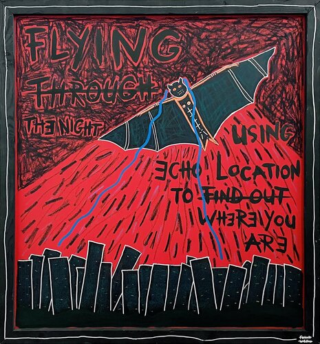 ECHO LOCATION de Frank Willems, Pintura a la venta en Singulart