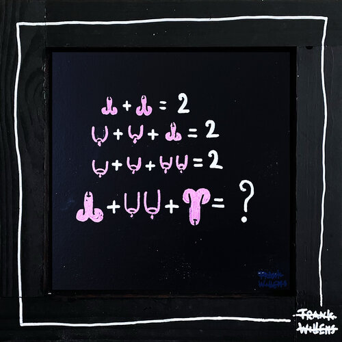 CAN YOU SOLVE THIS? di Frank Willems, Pittura in vendita su Singulart