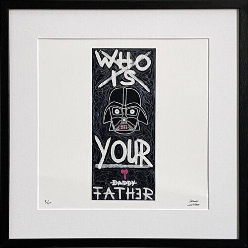 Limited Edt. Art Print – WHO IS YOUR FATHER? von Frank Willems, Druck kaufen auf Singulart