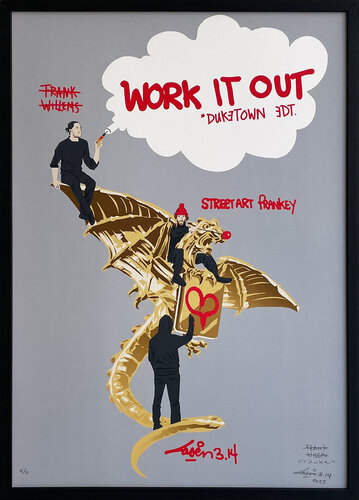 Limited Edition Art Print – A2 – WORK IT OUT *Duketown Edt.* de Frank Willems, Impresión a la venta en Singulart