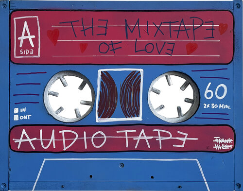 MIXTAPE – THE MIXTAPE OF LOVE von Frank Willems, Malerei kaufen auf Singulart
