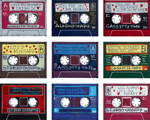MIXTAPE – SET OF 9 LOVE MIXTAPES Frank Willems