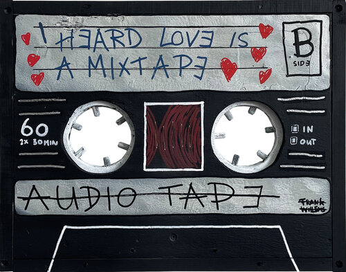 MIXTAPE – I HEARD LOVE IS A MIXTAPE de Frank Willems, Pintura a la venta en Singulart
