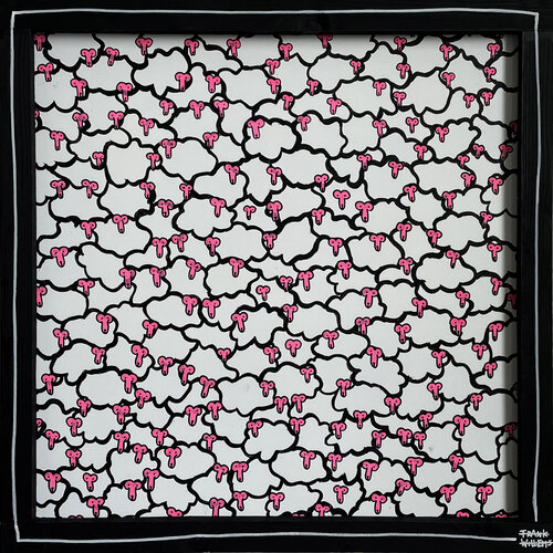COUNTING SHEEP #1 - Large di Frank Willems, Pittura in vendita su Singulart