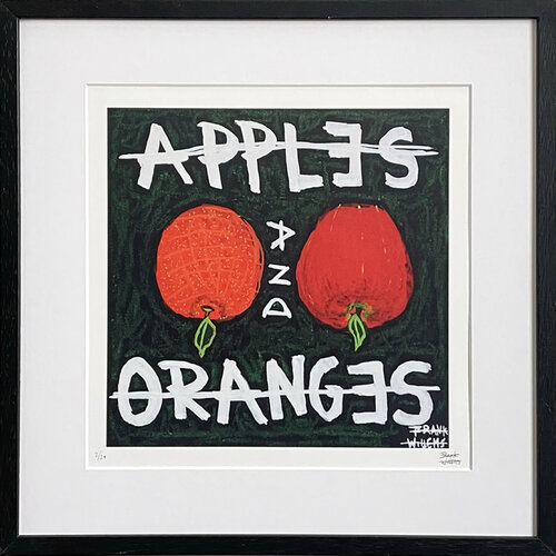 Limited Edt. Art Print – APPLES AND ORANGES von Frank Willems, Druck kaufen auf Singulart
