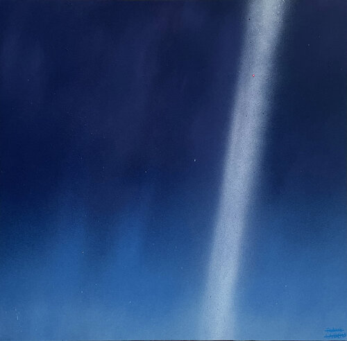 PALE PINK DOT by Frank Willems, Painting for Sale on Singulart