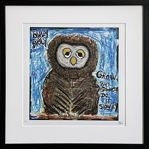 Limited Edt. Art Print – OWL-Y MOLY di Frank Willems, Stampa in vendita su Singulart