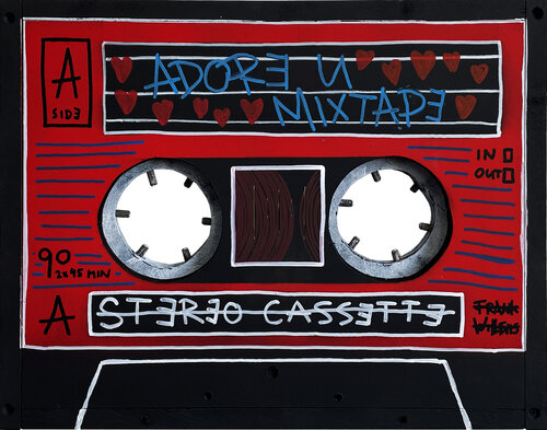MIXTAPE – ADORE U MIXTAPE di Frank Willems, Pittura in vendita su Singulart